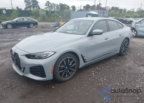 2022 BMW I4 Edrive40 from USA, damaged, VIN WBY73AW00NFN14842